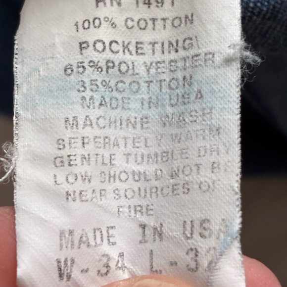 Pointer Brand Vintage USA Carpenter Cargo Denim Overalls Bibs Men’s 34 x 32 - Picture 9 of 11